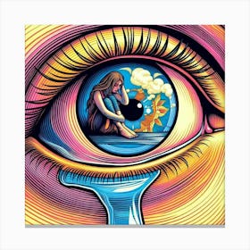 Eye Of The Storm Canvas Print