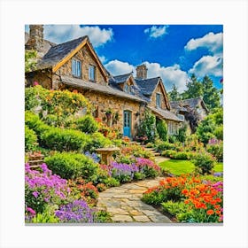 Beautiful Garden Canvas Print