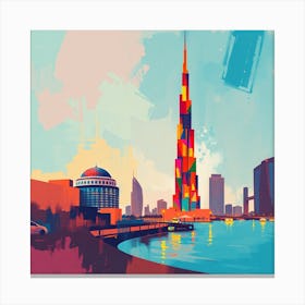 Burj Khalifa Canvas Print