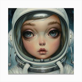 Space Girl 2 Canvas Print