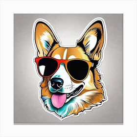 Corgi Dog 3 Canvas Print