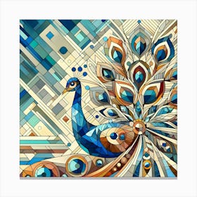 Peacock 19 Canvas Print