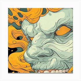 Devil'S Face Canvas Print