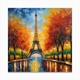 Eiffel Tower 4 Canvas Print
