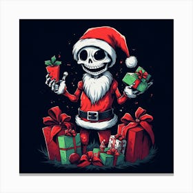 Merry Christmas! Christmas skeleton 25 Canvas Print