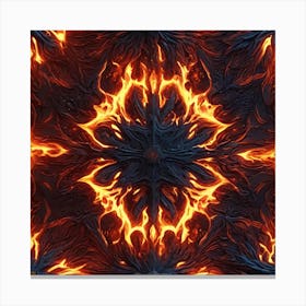 Flames Of Fire 1 Canvas Print