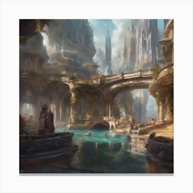 Fantasy City Canvas Print