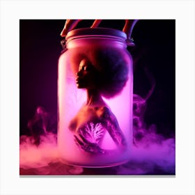 Glass Jar Canvas Print