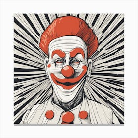 Clown Canvas Print