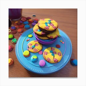 Macarons Canvas Print