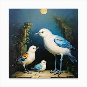 Bluebirds Canvas Print