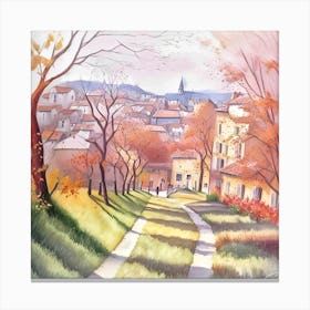 French Countryside Canvas Print
