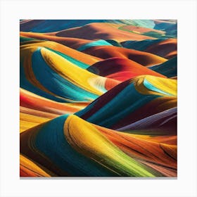 Rainbow Hills 2 Canvas Print