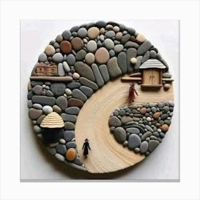 Pebble Art Canvas Print