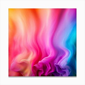 Colorful Brightness Colors Vibrant Pastel Power Gradient Vivid Luminous Radiant Bright S (7) Canvas Print