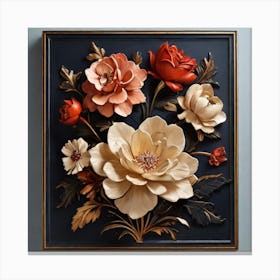 Flower Wall Art Canvas Print