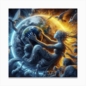 Earth Goddess Canvas Print