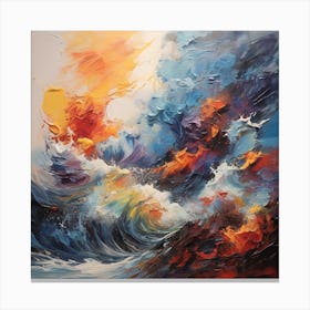 Abstract Painting Canvas Print