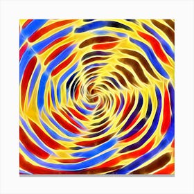 Psychedelic Swirl Canvas Print