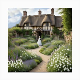 cottage garden 1 Canvas Print