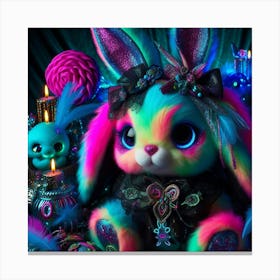 Teddy Bear bunny Canvas Print
