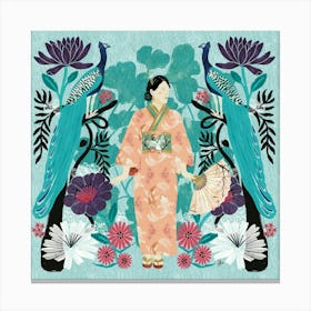 Asian Woman Canvas Print