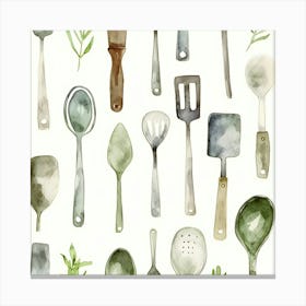 Kitchen Utensils Canvas Print