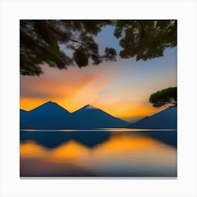 LAKE ATITLAN Canvas Print