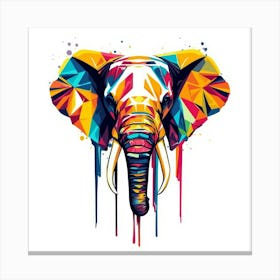 Colorful Elephant Canvas Print