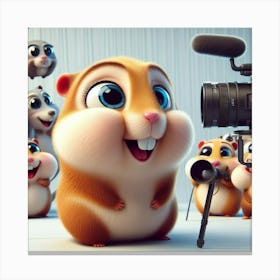 Hamsters Canvas Print