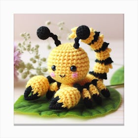 Amigurumi, scorpion Canvas Print