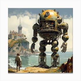 Giant Robot 1 Canvas Print