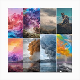 The Changing World Canvas Print