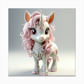 Little Unicorn 35 Canvas Print