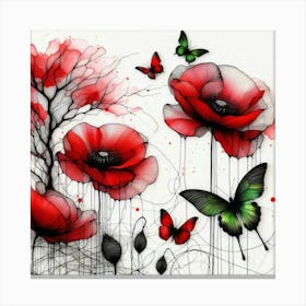 Red Poppies Canvas Print Canvas Print