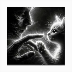 Black Cat 3 Canvas Print