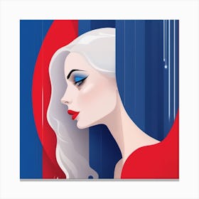 America'S Girl Canvas Print