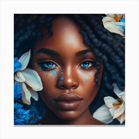 Blue Beauty Canvas Print