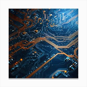 Circuit Board 15 Canvas Print