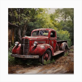 Old Truck 1 Canvas Print