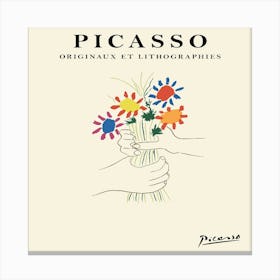 Picasso Originals Et Lithographs Canvas Print