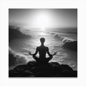 Meditation - Meditation Stock Videos & Royalty-Free Footage Canvas Print