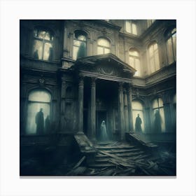 Ghosts In The House Canvas Print