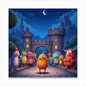 Monsters, Inc 6 Canvas Print