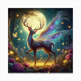 Fairy Deer 1 Canvas Print