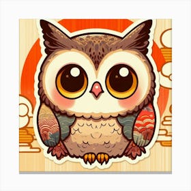 Cute Owl Canvas Print