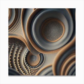 Abstract Sculpture Canvas Print
