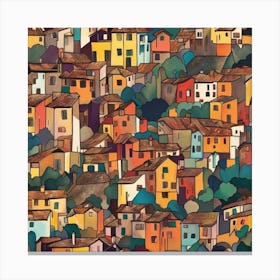 Buildings charms Canvas Print