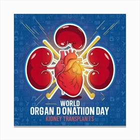 World Organ Donation Day Canvas Print