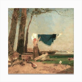 Day At The Beach Canvas Print